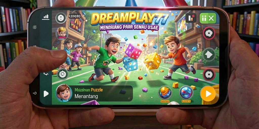 Tampilan gameplay dari DREAMPLAY77 yang menantang dan seru.