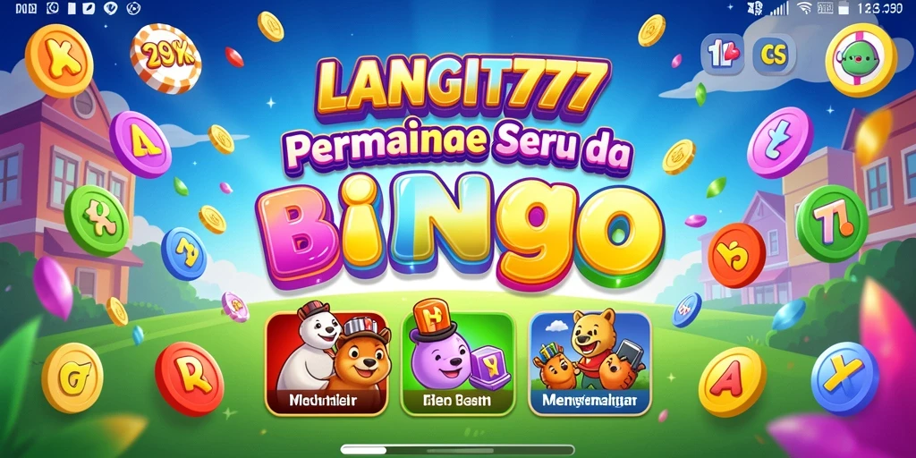 Tampilan gameplay LANGIT777 yang menarik dan interaktif dalam permainan Bingo.