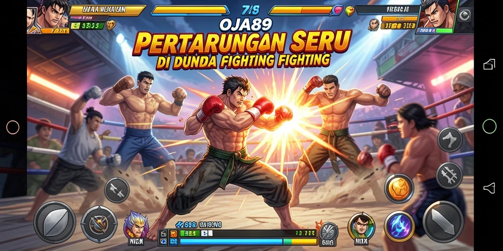 Tampilan menarik dari gameplay seru OJA89 saat bertarung.
