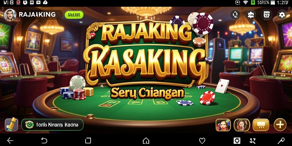 Screenshot utama RAJAKING menampilkan gameplay seru Kasino yang menarik.