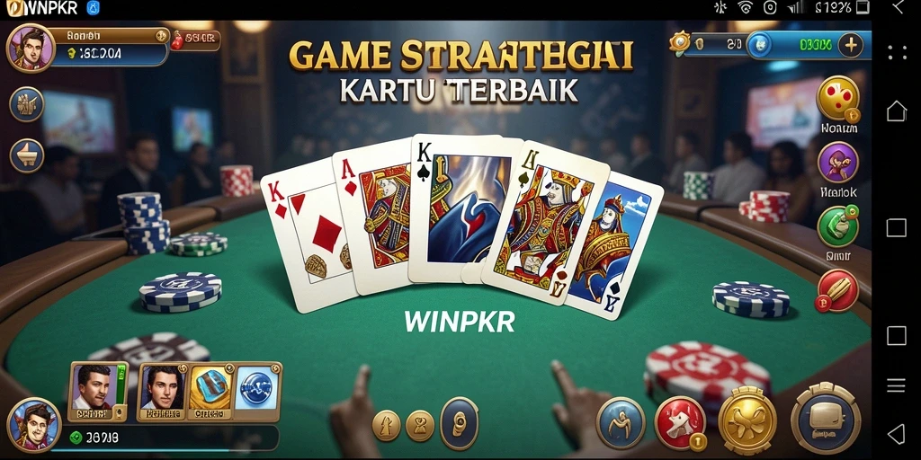 Tampilan gameplay <strong>WINPKR</strong> yang seru dan strategis.